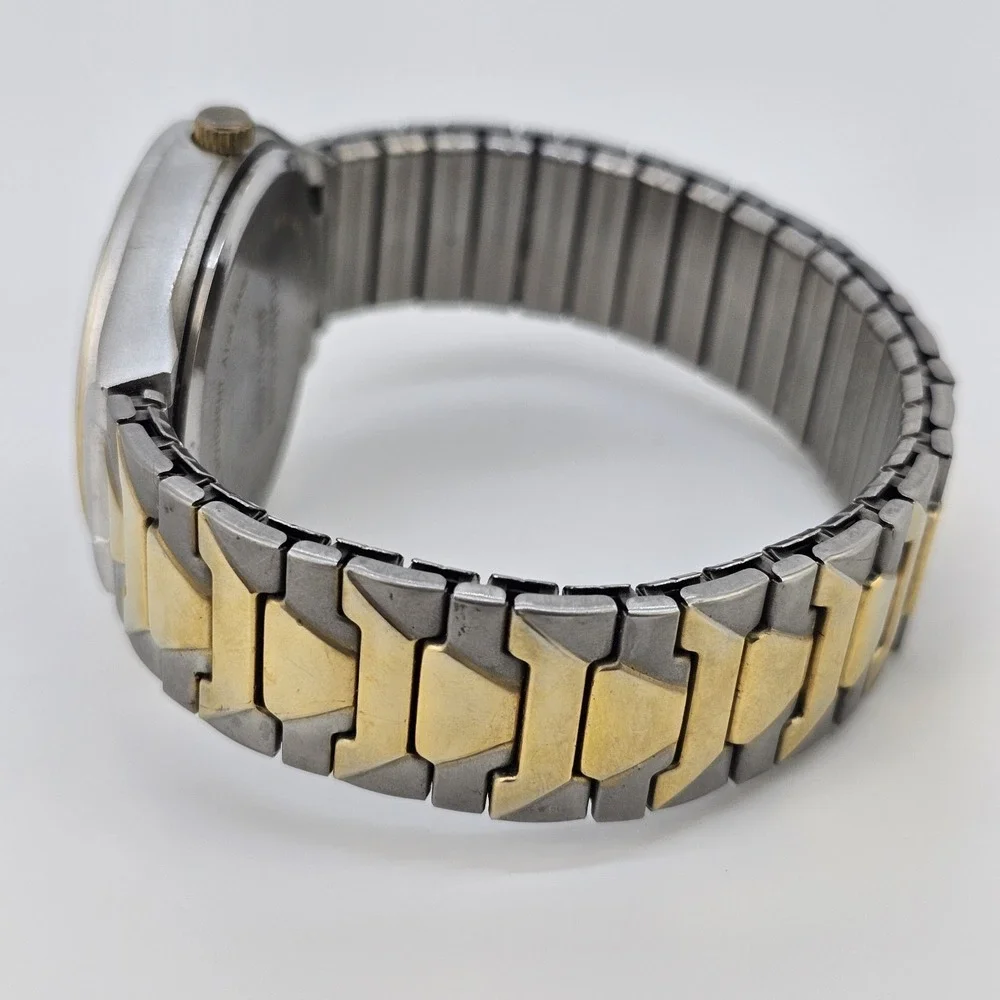 38MM Men Watch‎ Blue Black Dial DayDate  Expandable Band 6.75